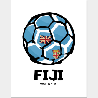 Fiji Football Country Flag Posters and Art